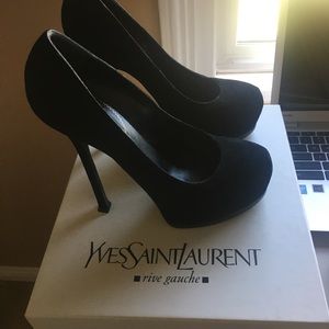 YSL Platform Pumps